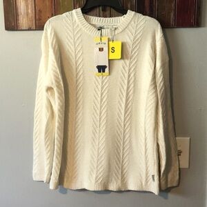 Orvis Women's Crew Neck Long Sleeve Chenille Sweatshirt NWT
